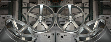 19" MRR VP5 Silver Machined Wheels 19x8.5 +20 / 19x9.5 +25 5x120 Rims Set 4