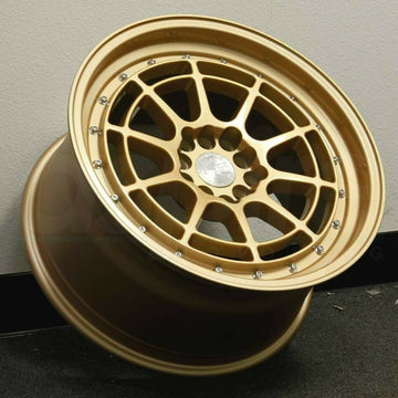 17 Inch Aodhan Ah04 Gold Wheels 17x9 5x100 / 5x114.3 +25 (Set 4)