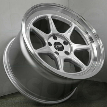 19" ESR CR7 Hyper Silver Wheels 19x10 +25 / 19x11 +25 5x114.3 Rims Set 4
