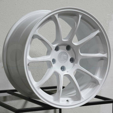AODHAN AH06 17x9 +35 5x100 Matte White Wheels 17" Rims (Set 4)