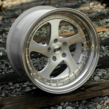 18x8.5 5x100 +30 ESR SR02 18" Machined Wheels For Corolla Camry Celica TC VW