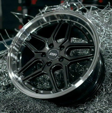 ESR CS15 Wheels 18x9.5 +35 5x114.3 Graphite 18 Inch Deep Dish Rims Set 4
