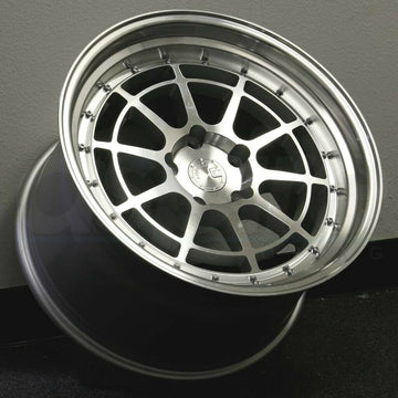 18x10.5 Aodhan AH04 5x114.3 +25 Wheels Silver Machined Face 18 Inch Rims Set 4