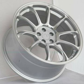 AODHAN AH06 18x9 +30 5x114.3 Machined Silver Wheels 18 inch Rims Set 4