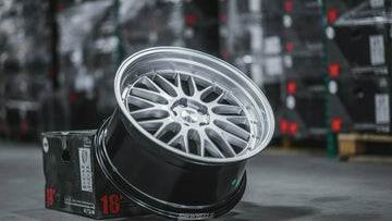 ESR SR05 Hyper Silver Machined Lip 18x10.5 +22 5x120 Wheels 18 Inch Rims Set 4
