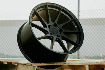 Aodhan AH09 18x8.5 18x9.5 +35 5x100 Matte Black Directional 18" Wheels Rims Set