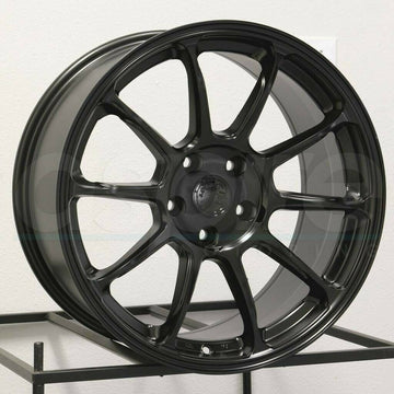 AODHAN AH06 18x9 +30 5x100 Matte Black Wheels 18" Rims (Set 4)