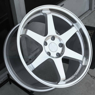 17" ESR SR07 Silver Wheels Fit Honda Prelude S2000 240sx 17x8.5 +30 5x114.3 Set