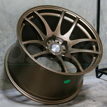 18x9.5 ESR SR08 Matte Bronze Wheels 18 Inch 5x114.3 +22 Concave Rims Set of 4