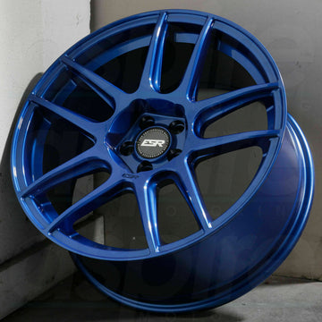 ESR CS8 Wheels 18x8.5 +30 5x100 Apex Blue 18 Inch Rims Set 4