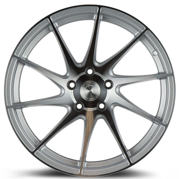Aodhan AH09 18x8.5 +35 5x100 Silver Directional 18 Inch Wheels Rims Set 4