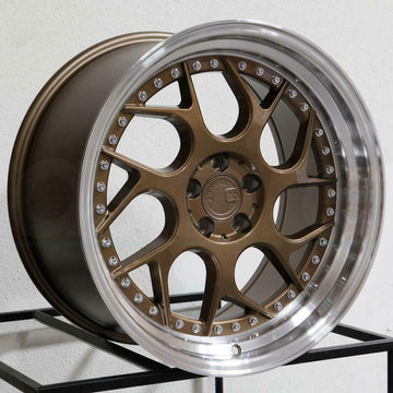 18 Inch Bronze Aodhan DS01 Wheels 18x8.5 +35 Rims Set 4