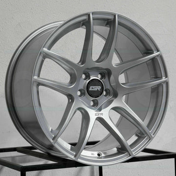 ESR CS8 Wheels 18x8.5 +30 / 18x9.5 +35 5x100 Silver 18 Inch Rims Set 4
