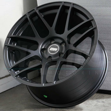 ESR RF1 Wheels 18x9.5 +35 5x114.3 Concave Matte Black Rotary Forged Rims Set 4