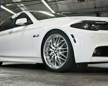 19x8.5 MRR GT1 Wheels Fit BMW 328 325 330 335 Z4 128 19" Silver 5x120 Rims Set