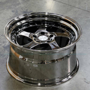 19 ESR SR02 Vacuum Black Chrome Wheels 19x9.5 +22 5x114.3 Rims Set 4