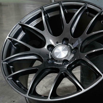 19" Gun Metal ESR SR12 Wheels 19x9.5 / 19x10.5 +22 5x114.3 Concave Rims Set 4