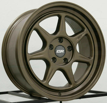 18" ESR CR7 Wheels 18x8.5 5x114.3 +30 Matte Bronze Rims Set 4