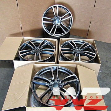 22" Sport Style Wheels Fit Porsche Cayenne Turbo Touareg 22x10 5x130 (Set 4)