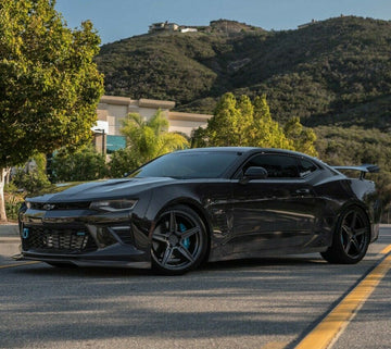 20x10 / 20x11 MRR FS05 Black Concave Wheels Rims Set Fit Chevrolet Camaro 20"