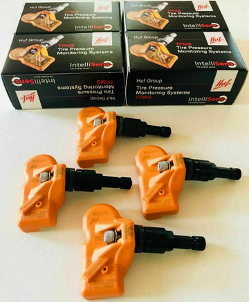 HUF TPMS Tire Pressure Sensors With Black Stems For Chevrolet Camaro 2010 - 2015