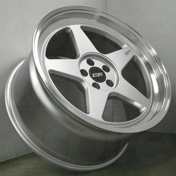 18x8.5 5x100 +30 ESR CR5 18" Silver Wheels For Corolla Camry Celica TC VW Golf