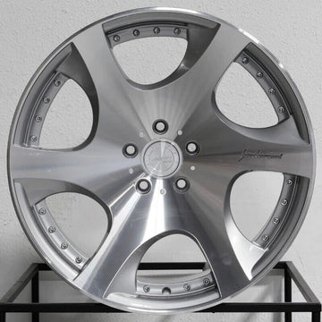 20" MRR VP3 Silver Machined Wheels 20x9 5x120 +20 Rims Set 4
