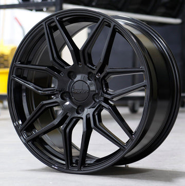 20x10 / 20x11 5x120 MRR M024 Black Flow Forge Wheels For Chevy Camaro 20 Inch