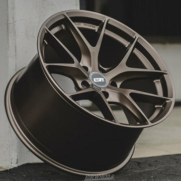 18x9.5 ESR RF02 RF2 5x120 +22 Bronze Wheels 18 Inch Rotary Forged Rims Set 4