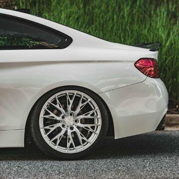 19x8.5 5x120 +35 MRR GF5 Wheels Silver 19" Ground Force Rims Set Fit BMW 328 335