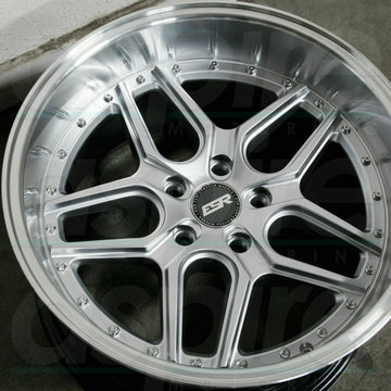 ESR CS15 Wheels 18x8.5 +30 18x9.5 +35 5x100 Silver Deep Dish 18 Inch Rims Set 4