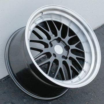 ESR SR05 Gun Metal Wheels 19x10.5 +22 5x120 19" Deep Dish Rims Set 4
