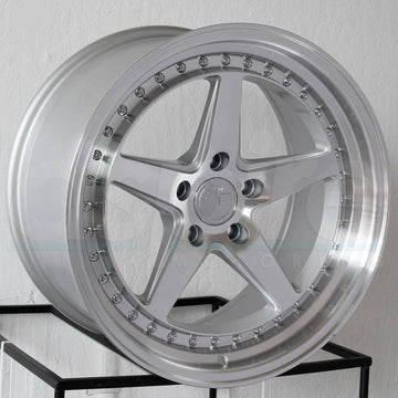 ONE Aodhan DS05 Wheel 18x9.5 +35 5x100 Machined Silver SINGLE SPARE
