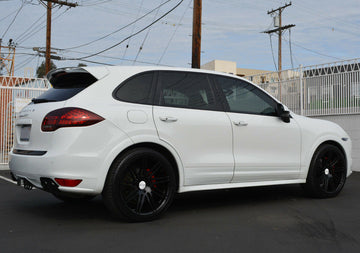 22x10.5 Road Force RF11 Wheels For Porsche Cayenne Gloss Black Rims 22 Set 4