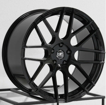 18x8 MRR GF7 Black Wheels Fit Honda Civic S2000 RX7 240sx Rims Set 18" 5x114.3