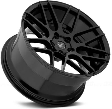 MRR GF7 Wheels Fit BMW 135 325 328 330 Z4 E36 M3 18x8/18x9 Black 18" Rims Set 4