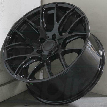 18" Gloss Black ESR SR12 Wheels 18x9.5 +40 5x100 Concave Rims Set 4