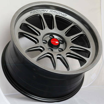 18 Inch Aodhan Ah07 Hyper Black Wheels 18x8.5 +35 / 18x9.5 +30 5x114.3 Rims