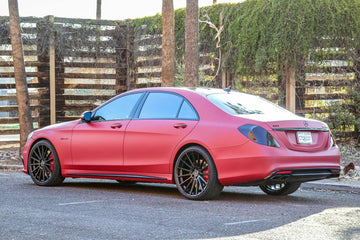 22” Staggered RF15 Gloss Black Wheels Set for Mercedes S CLASS S550 S63 Set 4