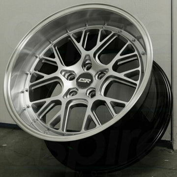 19 Inch ESR CS11 Hyper Silver Wheels 19x8.5 +30 / 19x9.5 +35 5x114.3 Rims Set 4