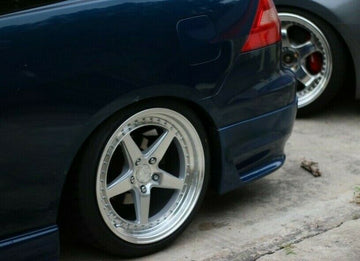 18" Aodhan DS05 Silver Machined Wheels 18x8.5 +35 5x100 Set 4