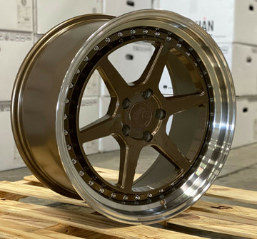 Aodhan DS09 Wheels 19x9.5 +15 5x114.3 Bronze 19 Inch Rims Set 4