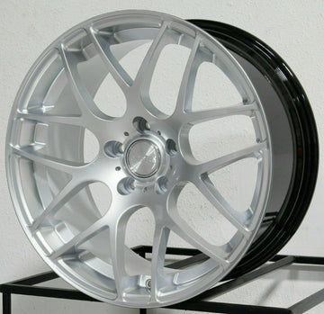 19x9.5 MRR U02 Wheels Hyper Silver 19" 5x108 +40 Eurotek Rims Set 4