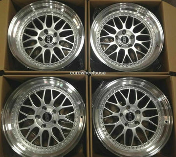 ESR SR05 18x8.5 5x100 +30 Silver Wheels For Scion TC XD BRZ Impreza 18 Rims Set