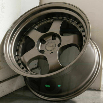 19x9.5 / 19x10.5 Matte Bronze Wheels ESR SR06 SR6 19 Inch 5x114.3 +22 (Set of 4)