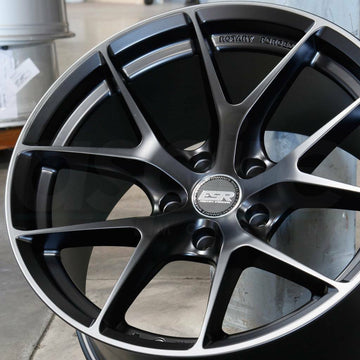 18x10 ESR RF02 RF2 5x114.3 +25 Satin Black Concave Wheels 18 Inch Rims Set 4