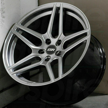 20" ESR RF15 Wheels 20x9 +35 / 20x10.5 +40 5x114.3 Silver Rotary Forged Set 4