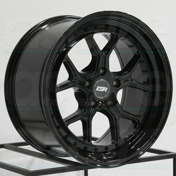 19 Inch ESR CS2 Gloss Black Wheels 19x8.5 +30 5x114.3 Rims Set 4