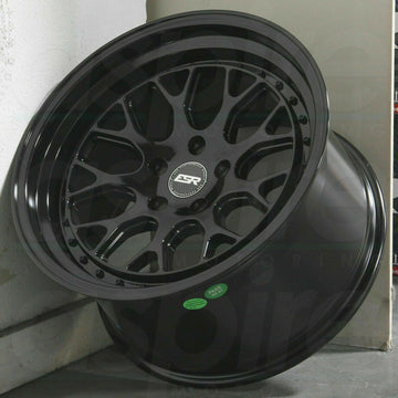 19 Inch ESR CS01 Gloss Black Wheels 19x8.5 +30 / 19x9.5 +35 5x120 Rims Set 4