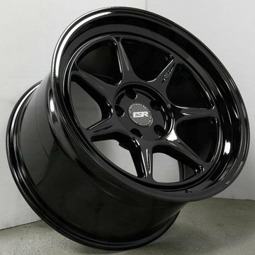19" ESR CR7 Gloss Black Wheels 19x11.0 +25 5x114.3 Rims Set 4